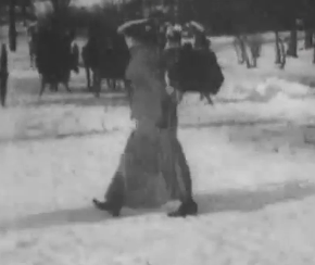 FILM OF SLEIGH-RIDING IN CENTRAL PARK AFTER SNOW, CIRCA 1898
