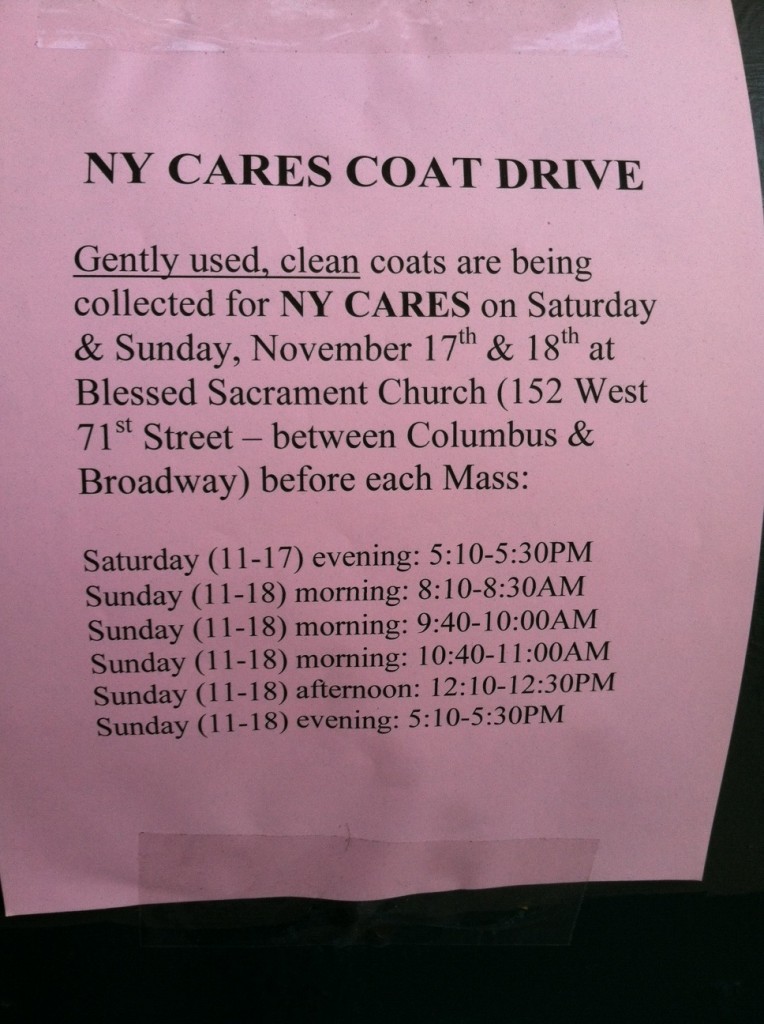 coat drive 2012