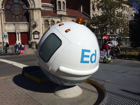 WHAT’S WITH THAT CON ED SPACE CAPSULE ON 79TH STREET?