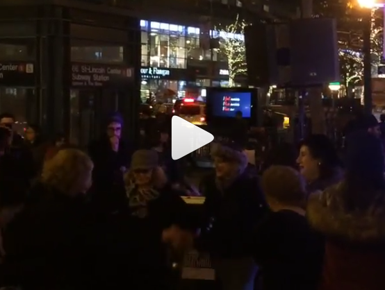 VIDEO: SPONTANEOUS HANNUKAH DANCING BREAKS OUT IN LINCOLN SQUARE
