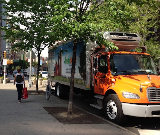 FRESHDIRECT CRITICS COMPLAIN TO EMPTY CHAIR AT MEETING