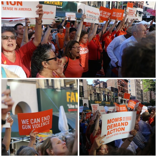 MOMS PROTEST GUN VIOLENCE OUTSIDE THE TONY AWARDS