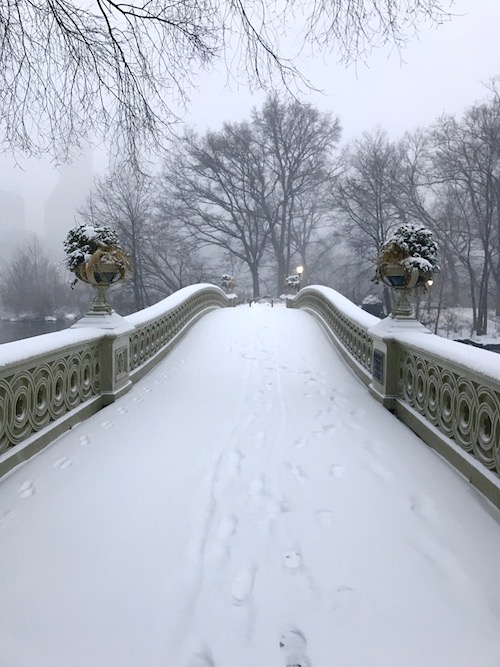 bow bridge snow