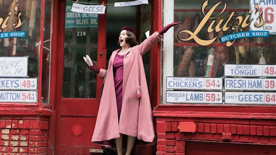 The Marvelous Mrs. Maisel Filming Throughout the UWS on Thursday