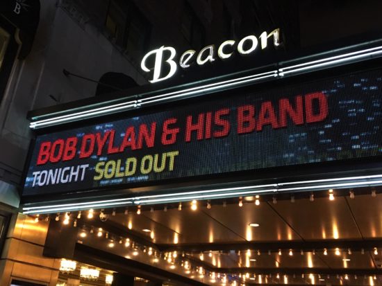 An Appreciation: Bob Dylan Keeps Coming Back to the Beacon Theatre and I  Haven't Had Nearly Enough – West Side Rag