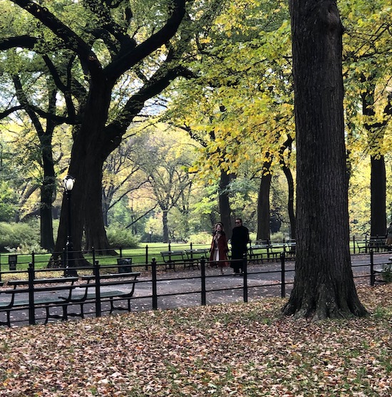 TV-Filming Returns to Central Park, as Ewan MacGregor Struts His Stuff ...