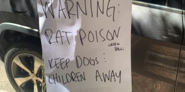Updated: More Exposed Rat Poison Surfaces in the Neighborhood; Another Dog Sickened