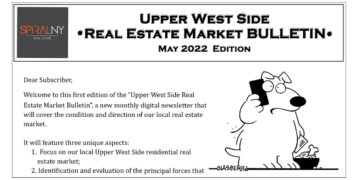 Upper West Side Real Estate Market Bulletin