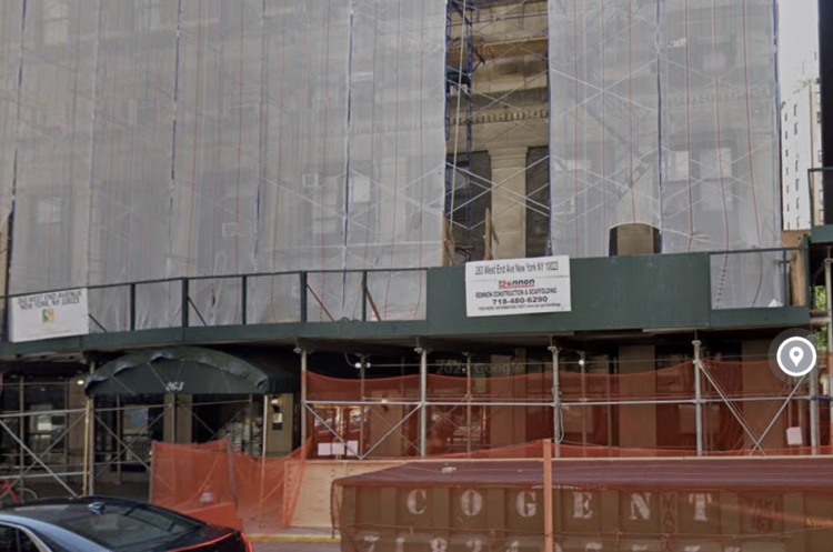 Updated: Worker Killed in Fall From Scaffolding on W. 72nd St. and