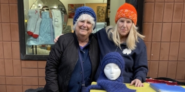 Local Woman Knits Hats for the Homeless