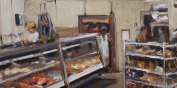 Weekend Column: Robert Beck Painted at Fischer Bros. as They Set Up on a Monday Morning
