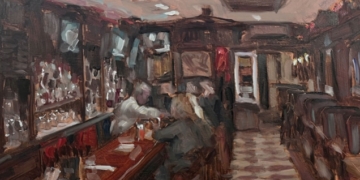 Weekend Column: Robert Beck Paints in Dublin House, a Splendid Irish Bar