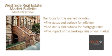 West Side Real Estate Market Bulletin, March 2023
