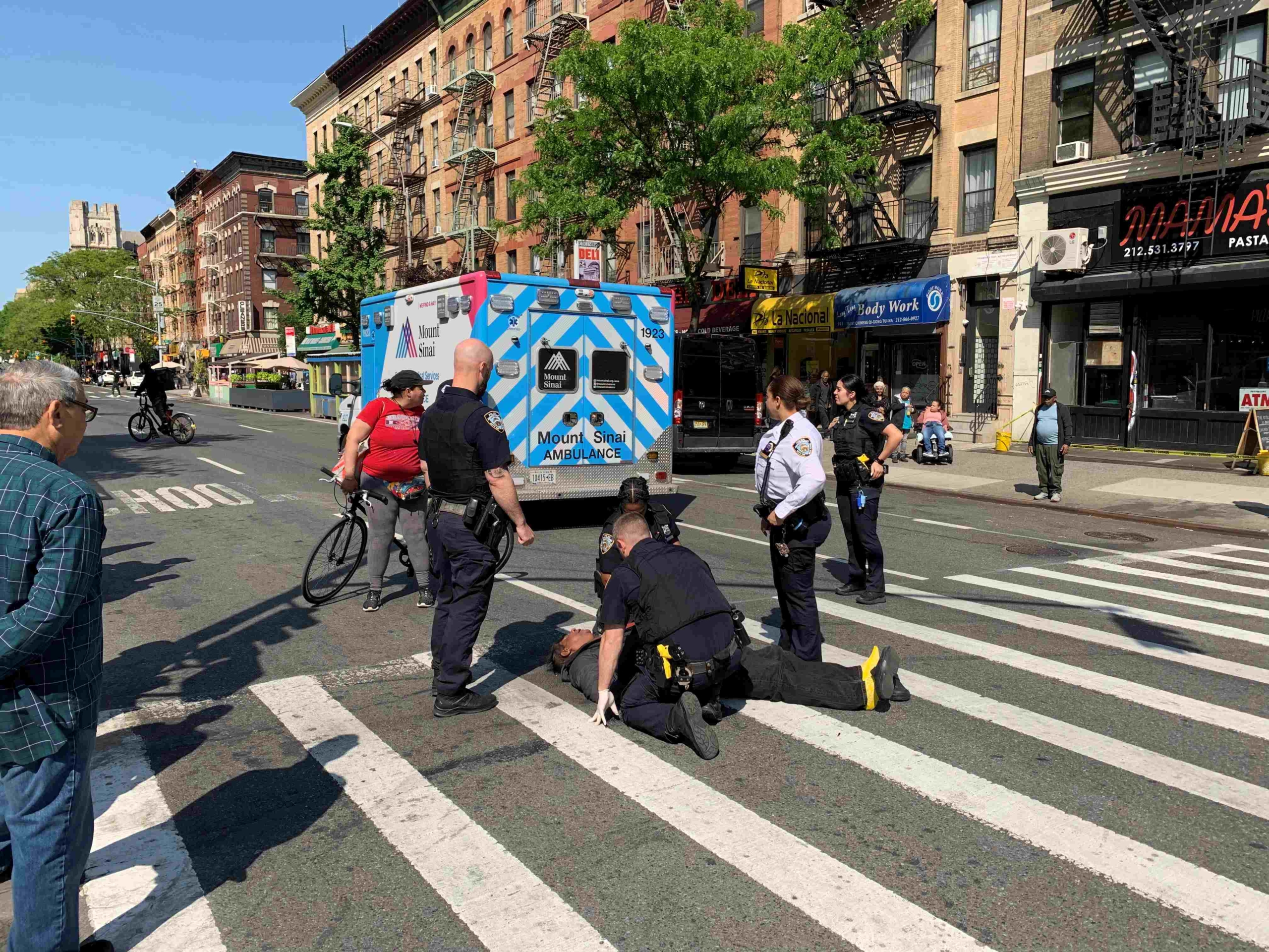 Driver Strikes 7 Pedestrians in Midtown Manhattan - The New York Times