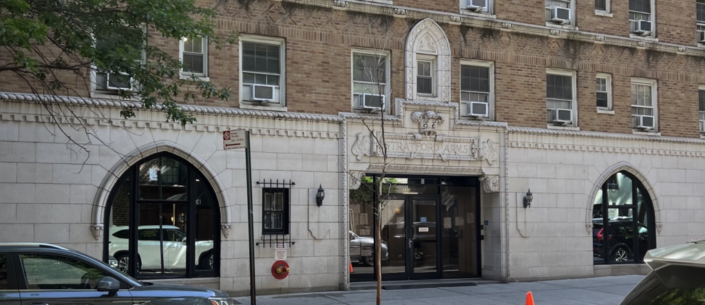 The Stratford Arms on West 70th Street.