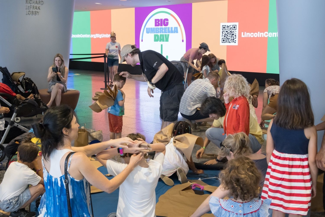 Saturday Was Big Umbrella Day at Lincoln Center