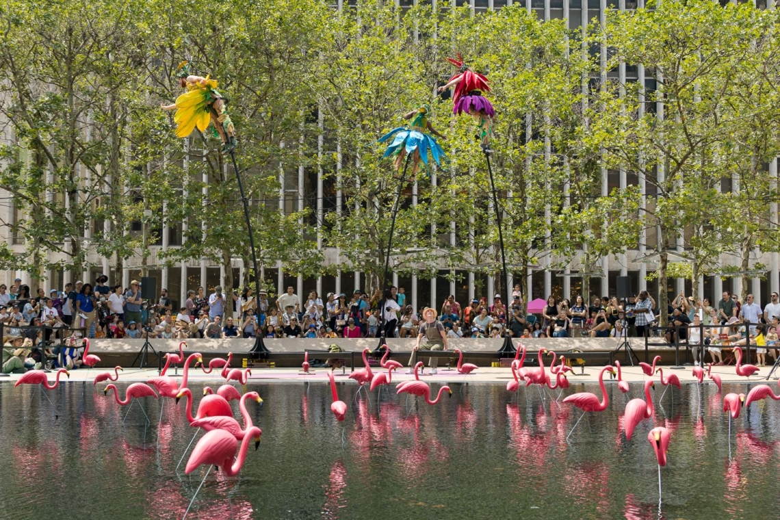 Saturday Was Big Umbrella Day at Lincoln Center
