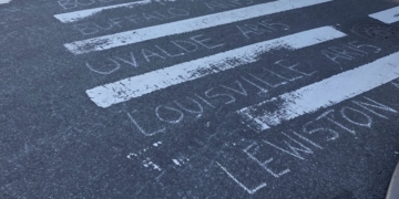 Karin Schall, The West Side Chalker, Woke Up Angry Thursday Morning