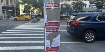More Than A Dozen Israeli Hostage Posters Ripped Down On Upper West Side