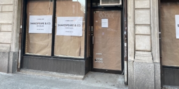 Openings & Closings: Shakespeare & Co.; Harry’s Shoes; Brunch; Mizu; Village Square Pizza; Marinara; Auntie Anne’s/Carvel; Bravo West Pizza