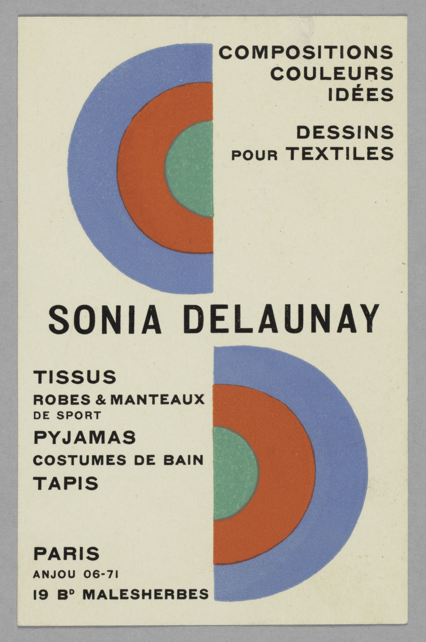 Sonia Delaunay, a Founder of Abstractionism, in New UWS Exhibition ...