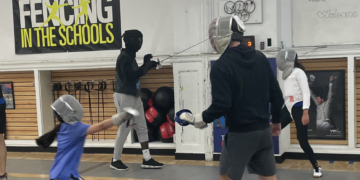 Olympian Coaches Kids at UWS Fencing Club; ‘He Helps Me Stay Disciplined, But We Still Have Fun’