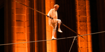 Philippe Petit, 50 Years After ‘Le Coup’ at the WTC, Creates ‘Theater in the Air’ with Sting