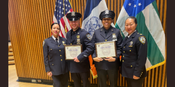 UWS Police Officers Honored for Hudson River Rescue; Video