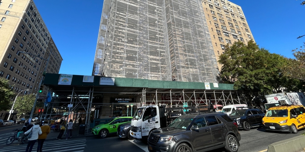 What's the Deal With the Sidewalk Shed and Scaffolding at 110th Street