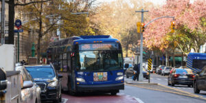 The M96 bus in Manhattan.