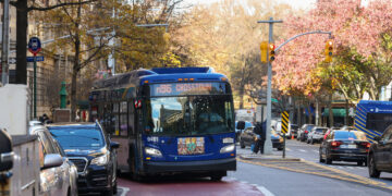 The M96 bus in Manhattan.