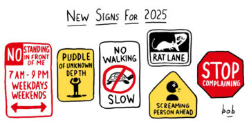 WSR Cartoon: New Signs For Old Issues