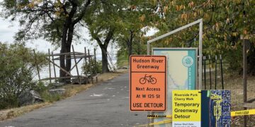 UPDATE: Hudson River Greenway’s Cherry Walk UWS Stretch Reopens