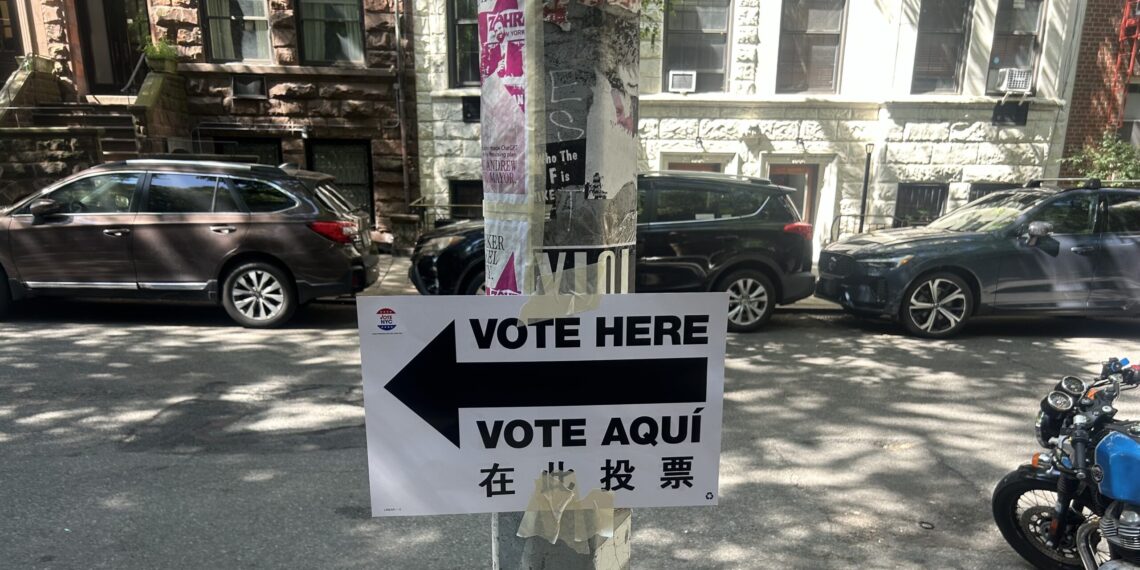Primary Election Day on the Upper West Side