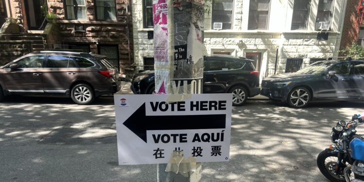 Primary Election Day on the Upper West Side