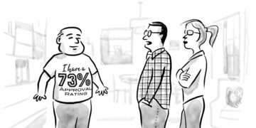 WSR Cartoon: Upper West Side Dad Polling Well