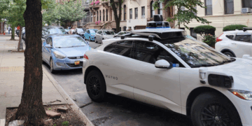 Waymo, Self-Driving Taxi, Spotted on Upper West Side