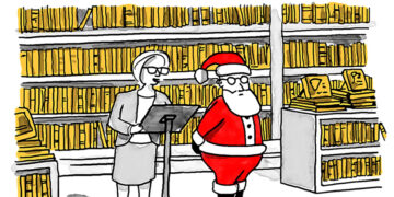 WSR Cartoon: Santa Holds a Press Conference