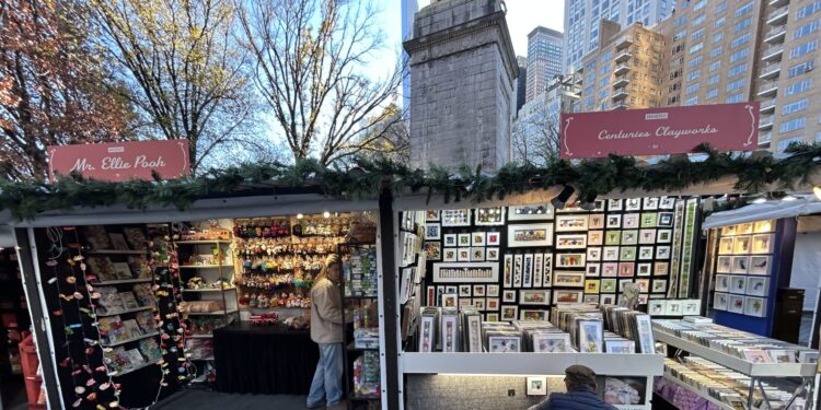 UWS’ Largest Holiday Market Opens for the Season at Columbus Circle