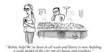 WSR Cartoon: Cabin Fever on the Upper West Side