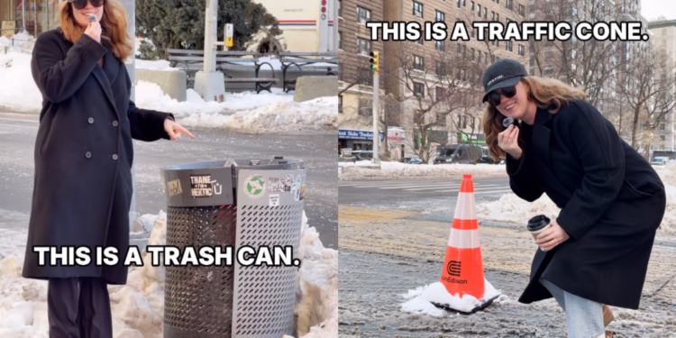 ‘This Is a Traffic Cone’: UWS Couple’s Videos Tell the Stories Behind the Neighborhood’s Mundane Streetscape