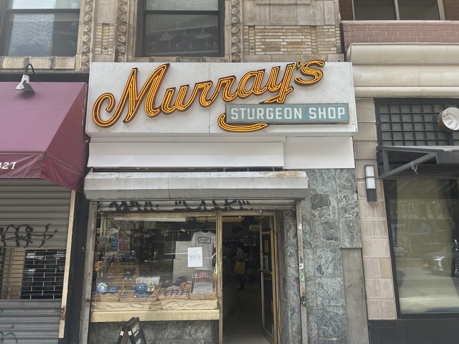 Muray Sign UPDATE: UWS Murray's Sturgeon Shop Completes Restoration of Its Iconic ...
