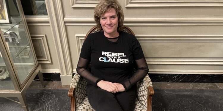 Rag Radio Talks With UWSer Ellen Jovin, Author of Rebel With a Clause: WSR Edition, on Her Travels With a Pop-up Grammar Stand