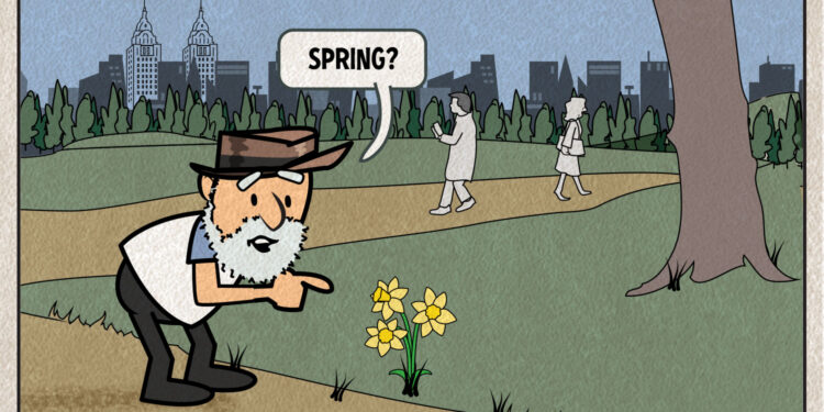 First Signs of Spring on the Upper West Side