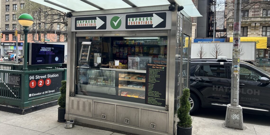 Long-Shuttered Newsstand Reopens Outside of Major Upper West Side Train Station