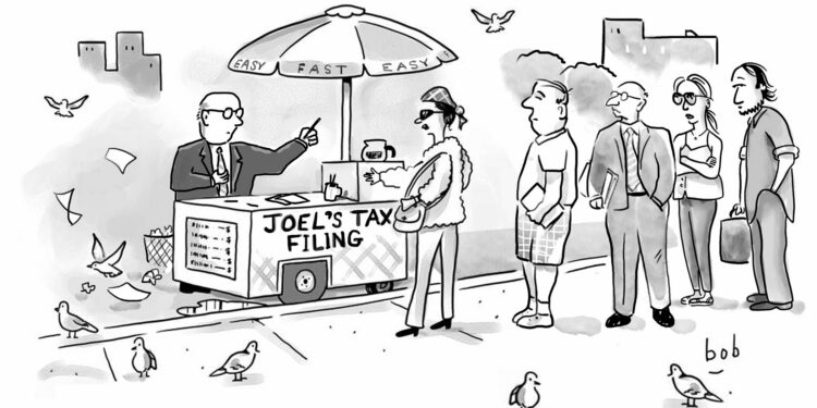 WSR Cartoon: Hots Dogs & Frank Tax Advice