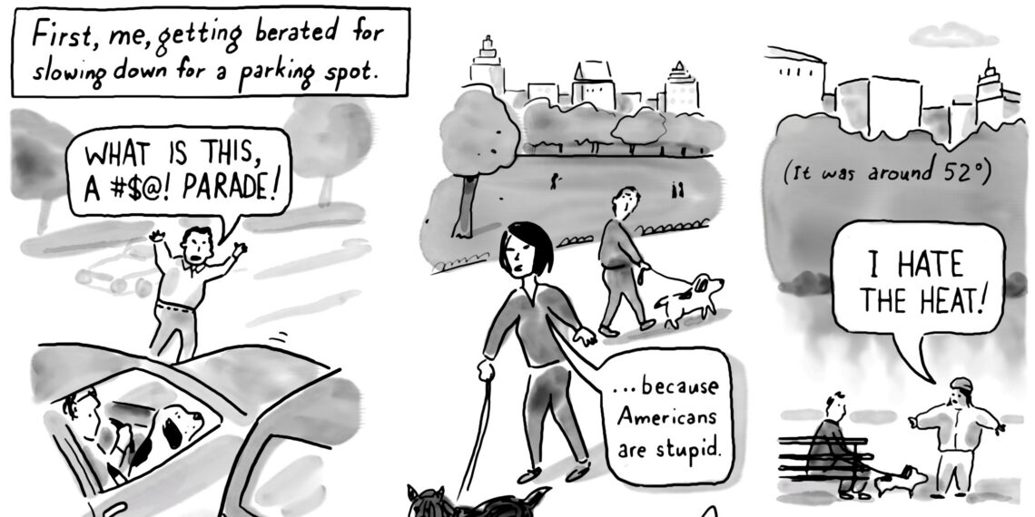 WSR Cartoon: Finding Peace and Calm on the Upper West Side
