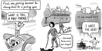 WSR Cartoon: Finding Peace and Calm in Central Park