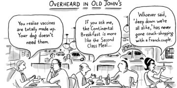 WSR Cartoon: Chat and Chew on the Upper West Side