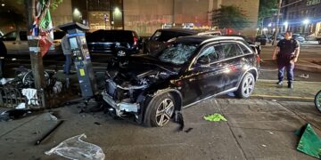 2 Men Killed After Car Jumps UWS Sidewalk Curb and Crashes Into Pedestrians: Police